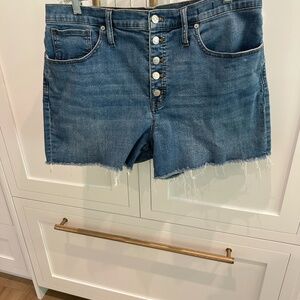 Madewell High-Rise Denim Shorts
